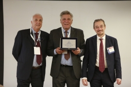 da sinistra, Giuseppe Boschi, Giovanni Leonida, Igino Colella