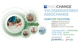 Saranno presentati il 2 dicembre i risultati della VIII edizione dell&#039;Osservatorio Assochange sul Change Management in Italia
